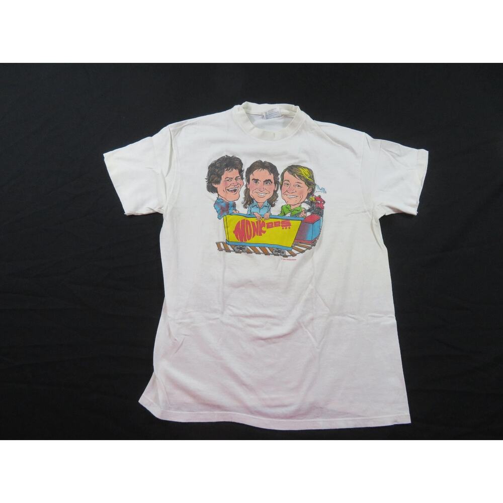Monkee's 1989 Rock T-Shirt White Hanes Sz L